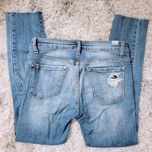 Kancan distressed skinny jean 27